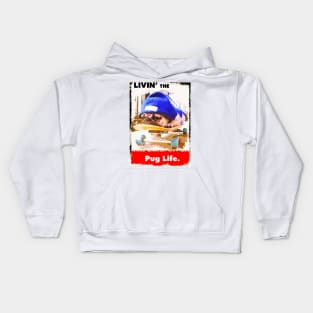 Livin' the Pug Life Kids Hoodie